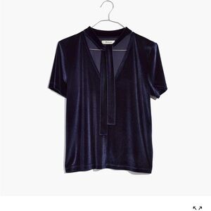 Madewell velvet top
